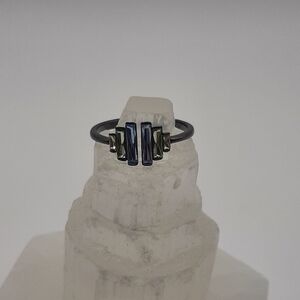 R1018 Bar Ring Plated - Fragrant Jewels